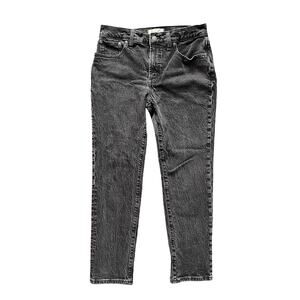 Madewell Mid Rise Perfect Vintage Jean Black 28